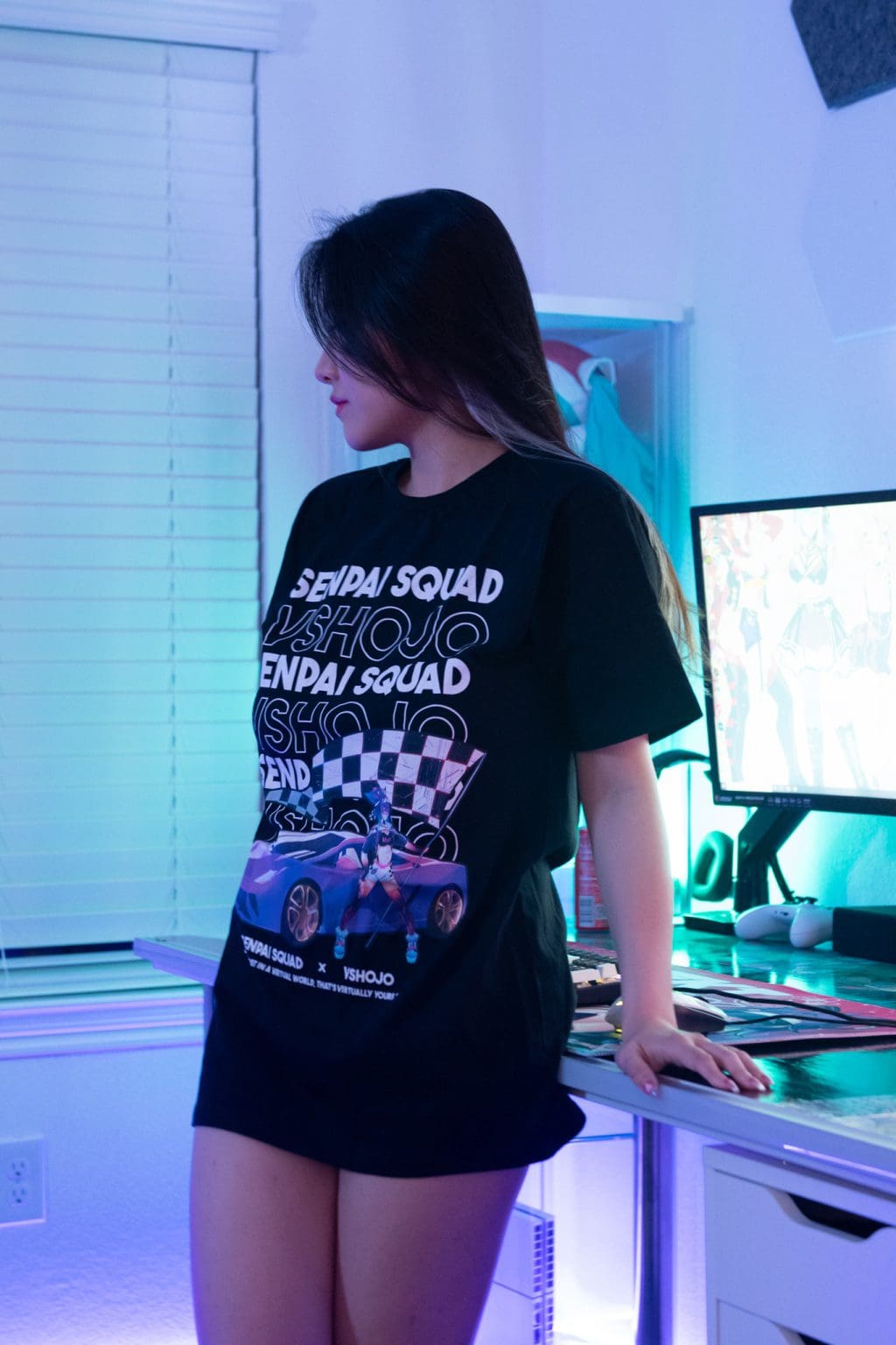 Vshojo X Senpai Squad Projekt Melody Shirt Senpai Squad